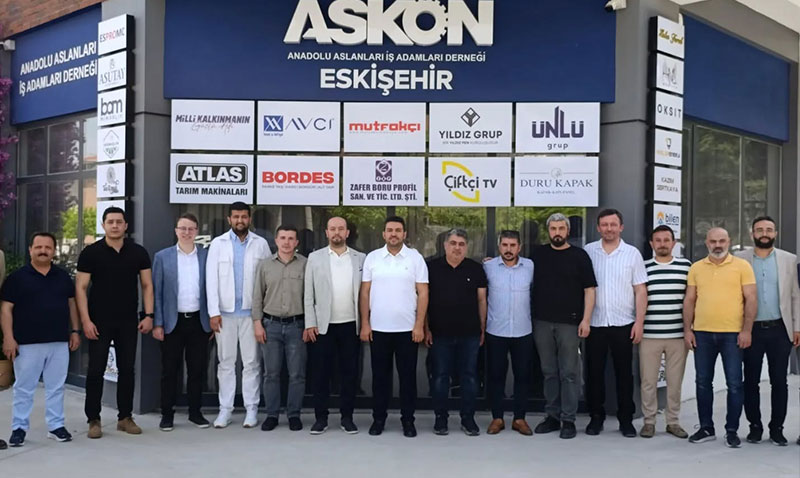 TÜGVA Eskişehir’den ASKON’a Ziyaret: Gençlik ve İş Dünyası İş Birliği Vurgusu