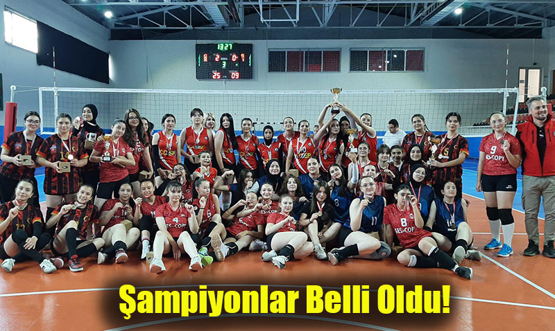 Eskişehir Okul Sporları Voleybol Genç A Müsabakaları Sona Erdi
