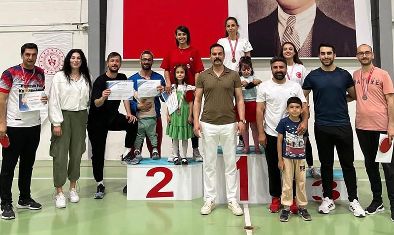 Sivrihisar’da Masa Tenisi Turnuvas Baaryla Tamamland!