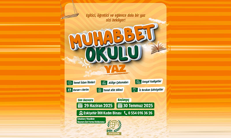 Ortaokullu Erkek Öğrencilere Özel: Muhabbet Okulu Yaz Kampı Başlıyor!