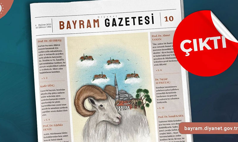 Diyanet Bayram Gazetesi’nin 10. says yaymland