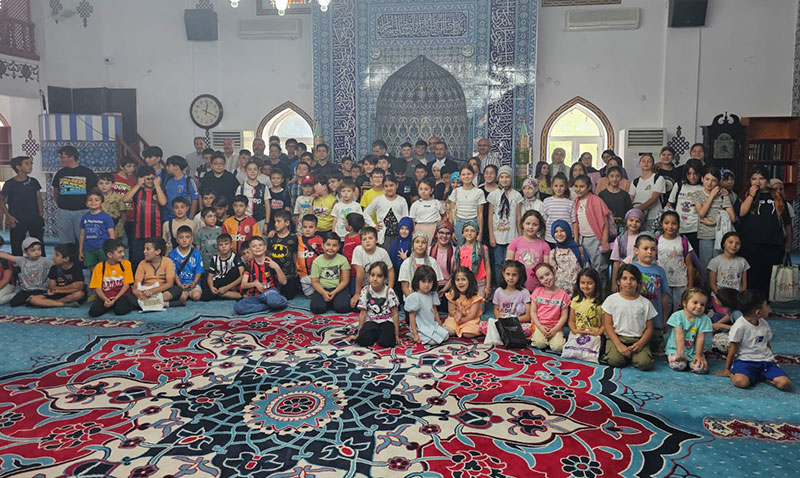Ziyapaa Camii’nde Yaz Kur’an Kursu rencilerine Aure Program Dzenlendi