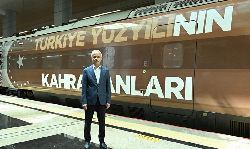 "Zaferin Ad Trkiye" Temal YHT, 14 Temmuz’da Raylara niyor