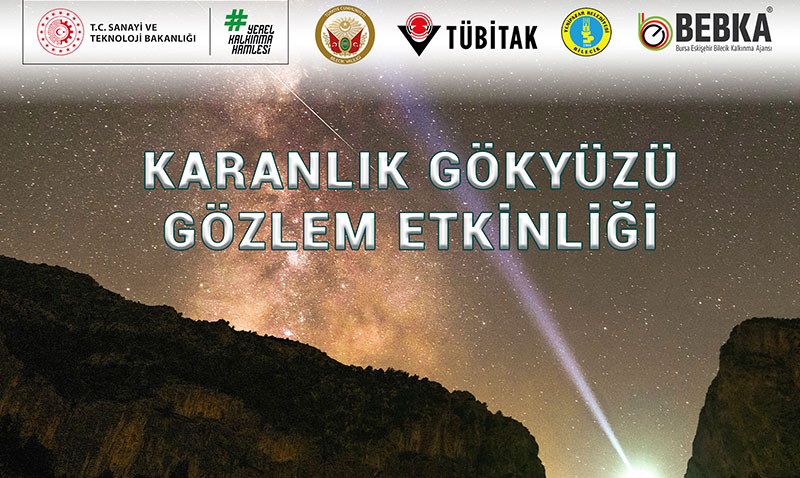 Harmankaya Kanyonu Tabiat Park’nda Karanlk Gkyz Gzlem Etkinlii Balyor!