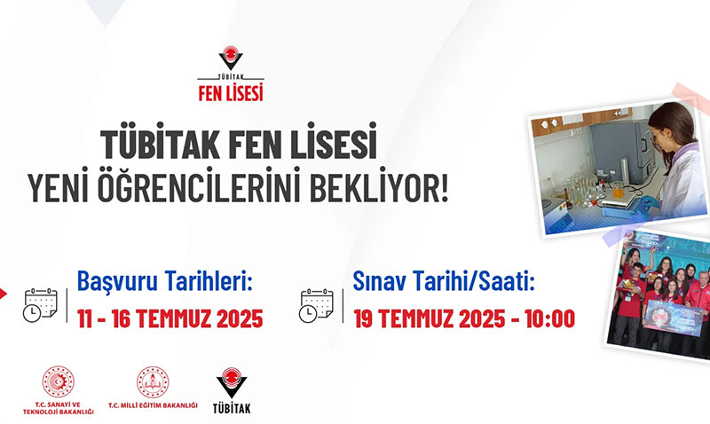 Gelecein Bilim nsanlar Yetiiyor: TBTAK Fen Lisesi Yetenek Snav Bavurular Balad!