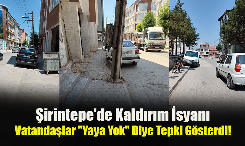 irintepe’de Kaldrm syan: Vatandalar "Yaya Yok" Diye Tepki Gsterdi!