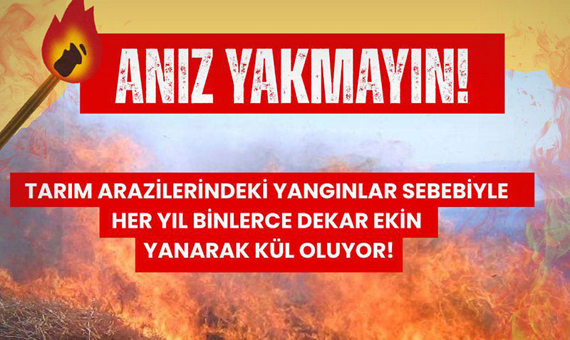 Eskiehir Valilii ve Orman Genel Mdrl’nden Yangn ve Anz Yakma Uyars