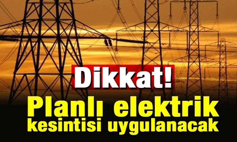 Eskişehir’de 30 Temmuz’da Planlı Elektrik Kesintileri Yaşanacak