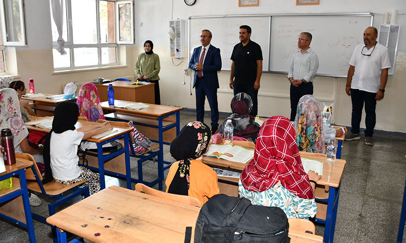 l Milli Eitim Mdr Sinan Aydn, TGVA Yaz Okulunu Ziyaret Etti