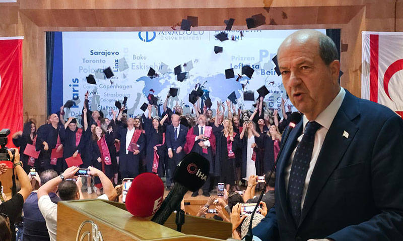 Anadolu niversitesi Lefkoada mezuniyet treni dzenledi