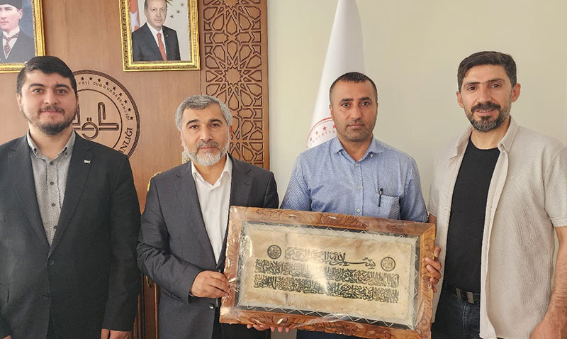 YUDER ve İHH Heyetinden İl Müftüsü Muharrem Gül’e Ziyaret
