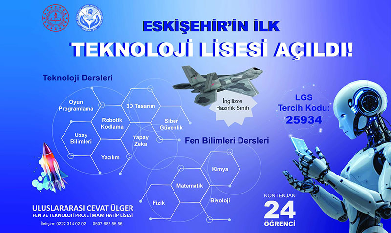 Uluslararası Cevat Ülger Fen ve Teknoloji Proje İmam Hatip Lisesi