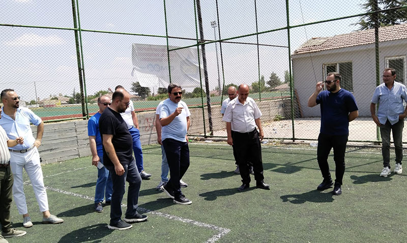 Eskiehir Genlik ve Spor l Mdrl’nden ukurhisar’daki Spor Tesislerine Kapsaml nceleme
