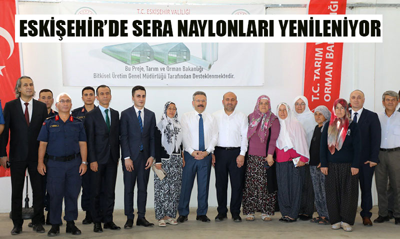 Eskişehir’de Sera Naylonu Desteği Verildi