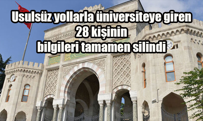 Usülsüz yollarla kazanılan diplomalar YÖKSİS Veri Tabanından Silindi