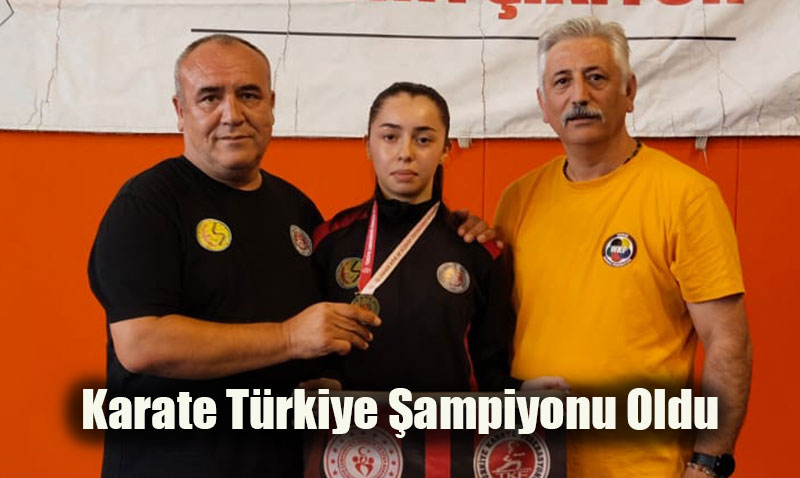 Eskişehirli Doğa Açıkgöz, Karate Türkiye Şampiyonu Oldu