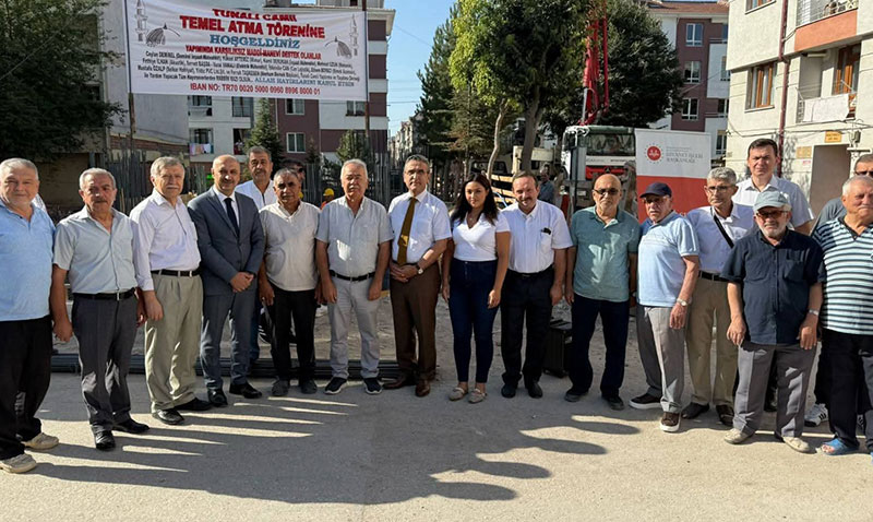 Tepebaşı’nda Yeni Camii İçin Temel Atma Töreni Düzenlendi