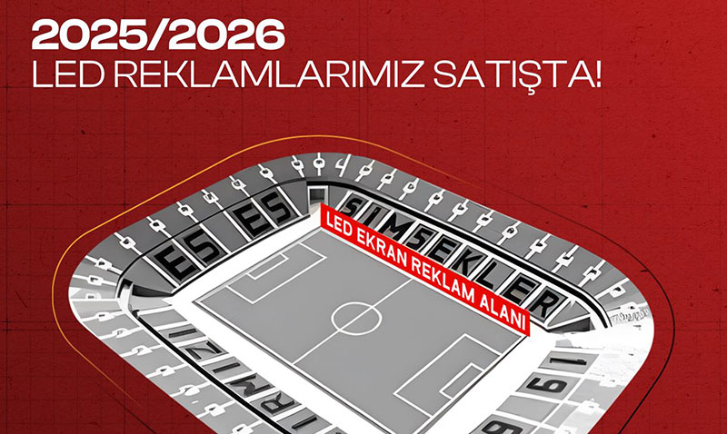 Eskiehirspor’dan 2025-2026 Sezonu in LED Ekran Reklam ars