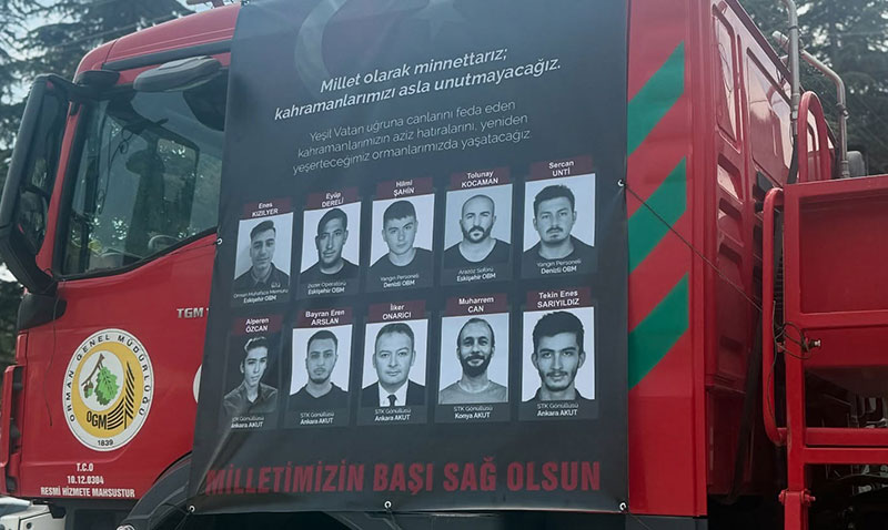 Eskişehir’de Orman Yangını Şehitleri Dualarla Anıldı