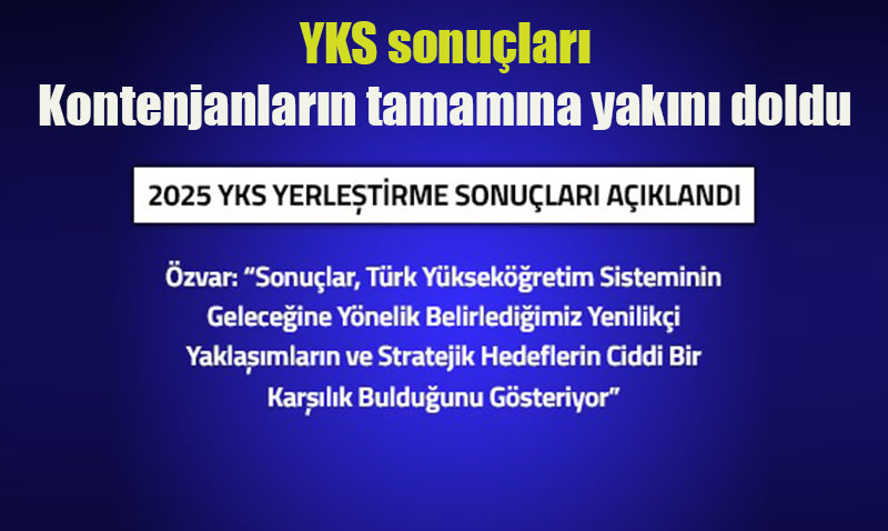 2025 YKS Sonuçları Açıklandı: Devlet Üniversitelerinde Doluluk Oranı %99 Oldu