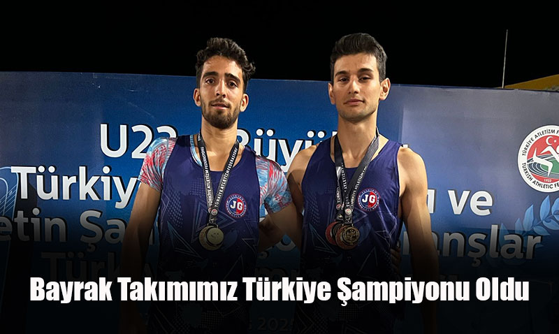 4x400 Metre Karma Bayrak Takımımız Türkiye Şampiyonu Oldu