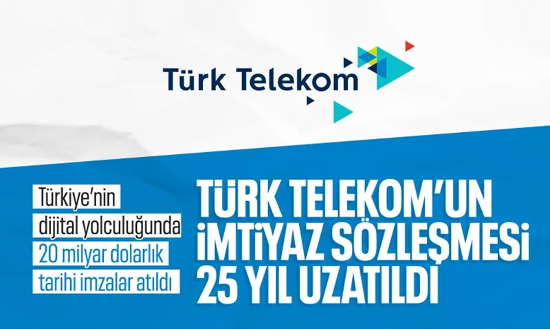 Trk Telekom’un mtiyaz 2050’ye Kadar Uzatld: 
