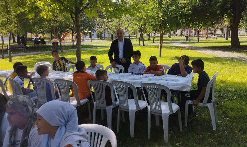 Tepebaşı Müftüsü Yaz Kur’an Kursu Öğrencileriyle Buluştu