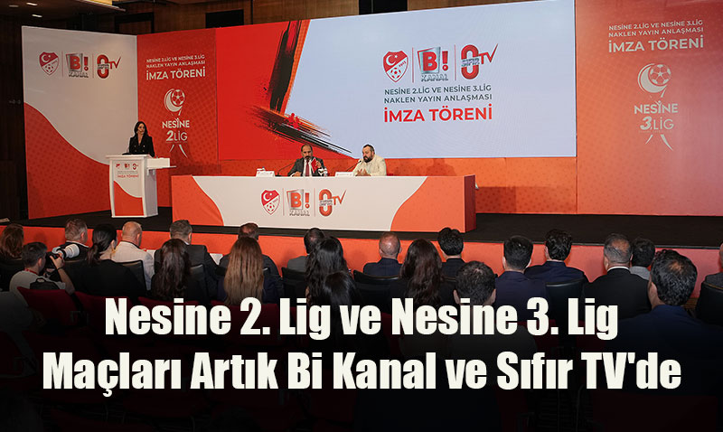Nesine 2. Lig ve Nesine 3. Lig Maçları Artık Bi Kanal ve Sıfır TV’de