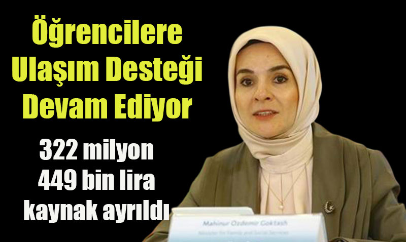Sosyal Yardım Alan Ailelerdeki Öğrencilere Ulaşım Desteği Devam Ediyor