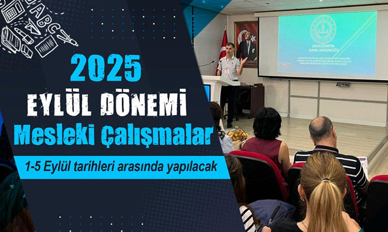 2025 Eyll Dnemi Mesleki alma Program Akland