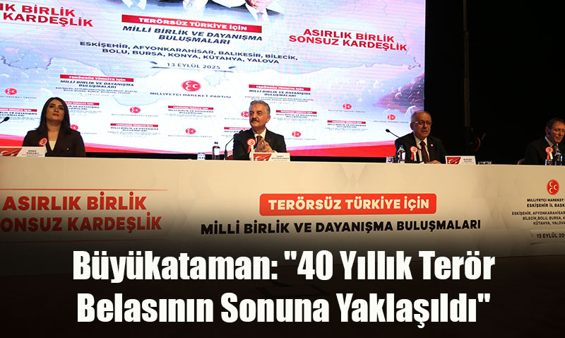 MHP’den Eskişehir’de "Terörsüz Türkiye" Vurgusu