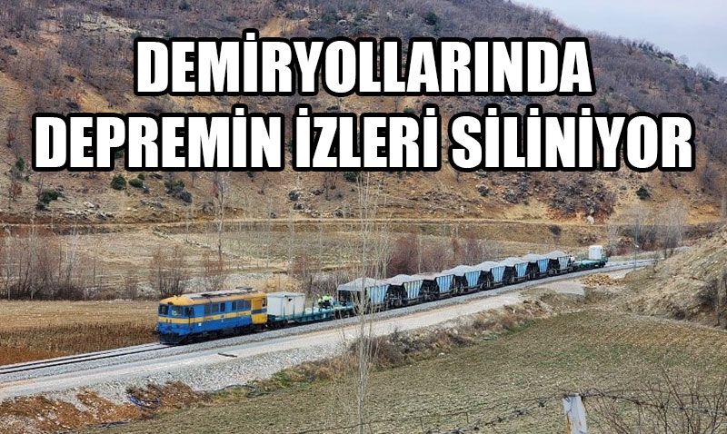 Deprem Blgelerindeki Demiryollar Yenileniyor