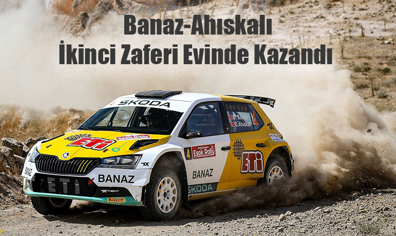 Odunpazar ESOK Rally’nin ampiyonu Bura Banaz-Onur Ahskal Oldu