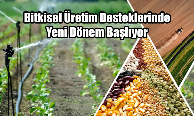 Bitkisel retim Desteklerinde Yeni Dnem Balyor