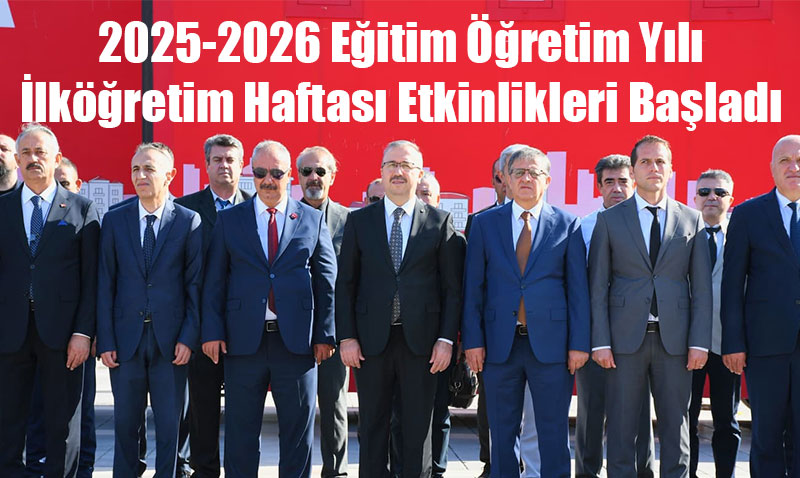 2025-2026 Eitim retim Yl lkretim Haftas Etkinlikleri Balad