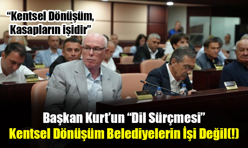 Kazm Kurt Kanunu Tersinden Okuyor: Kentsel Dnmden Kan tiraf