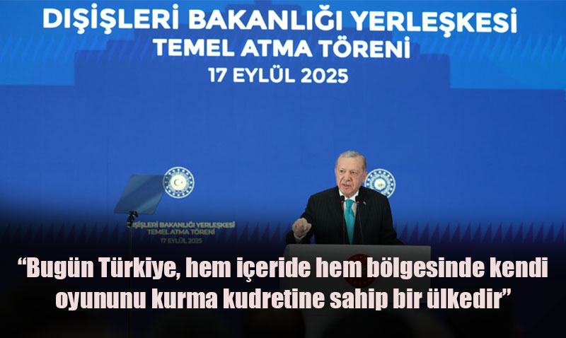 Cumhurbakan Erdoan: "Trkiye Kendi Oyununu Kuran Bir lke"