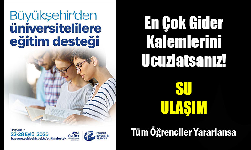 Eskiehir Bykehir Belediyesinden Eitim Destei