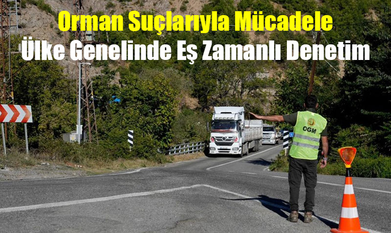 Orman Suçlarıyla Mücadele: Ülke Genelinde Eş Zamanlı Denetim