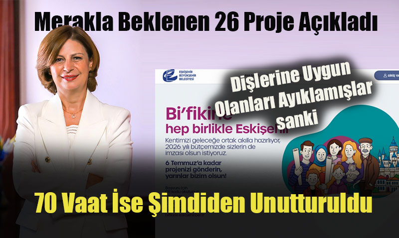 Eskişehir’de "Katılımcı Bütçe" Projeleri Tartışma Yarattı