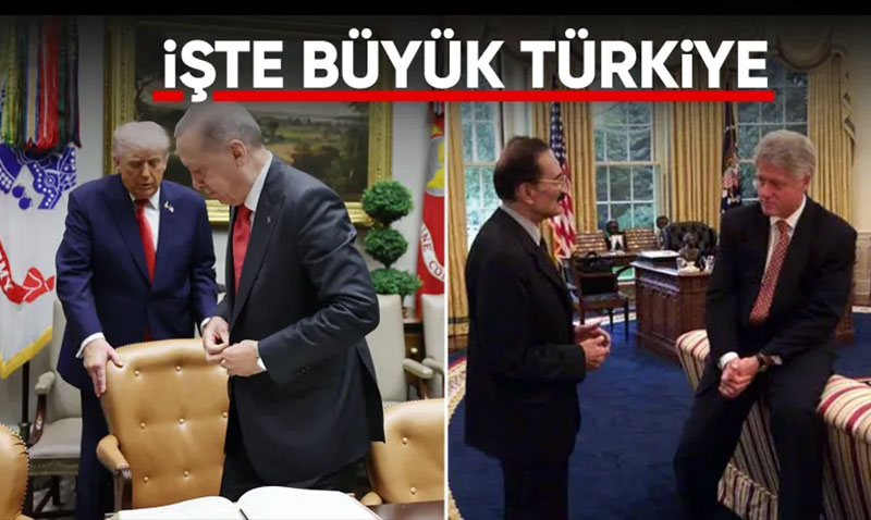 Cumhurbaşkanı Erdoğan ve Donald Trump’ın Görüşmesinden Samimi Kareler