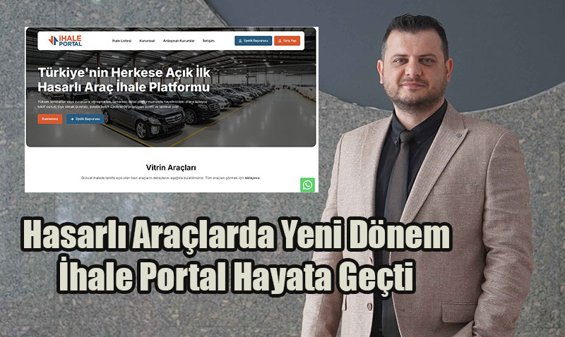 Hasarlı Araçlarda Yeni Dönem: RS Holding’in "İhale Portal" Platformu Hayata Geçti