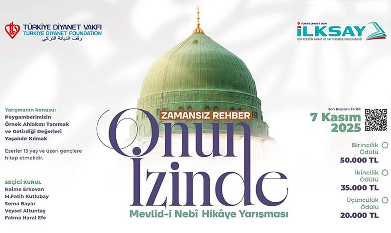 TDV’den "Zamansız Rehber: Onun İzinde" Temalı Hikaye Yarışması