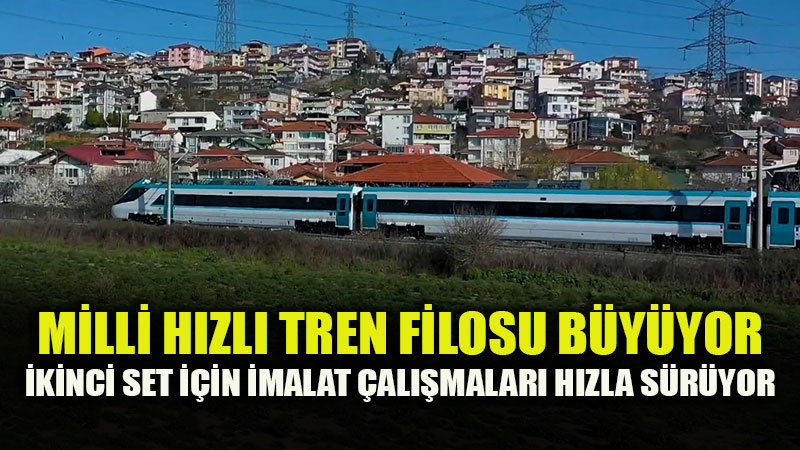 Bakan Uralo�lu M�jdeyi Verdi: Milli H�zl� Tren�in �kinci Seti Raylar ��in G�n Say�yor
