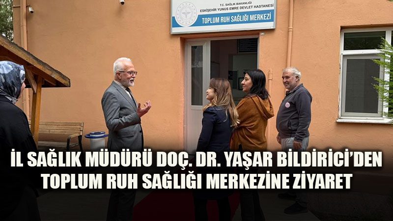 �l Sa�l�k M�d�r� Bildirici�den Yunus Emre Devlet Hastanesi TRSM�ye Ziyaret