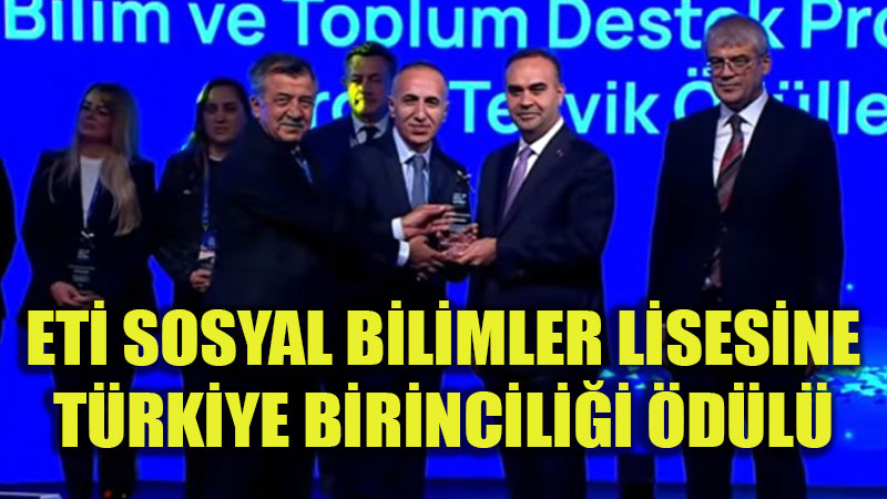 Eski�ehir�e B�y�k Gurur: Eti Sosyal Bilimler Lisesi�nden T�rkiye Birincili�i