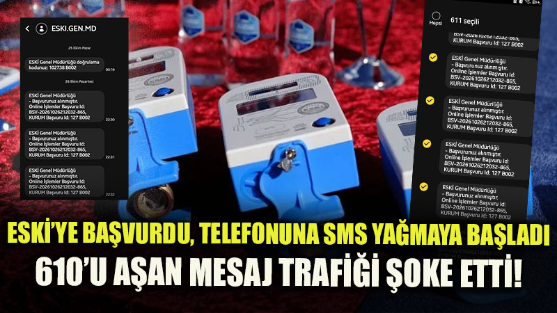 ESKݒye Ba�vurdu, Telefonuna SMS Ya�d�: Gece Boyu 610�dan Fazla Mesaj Geldi!