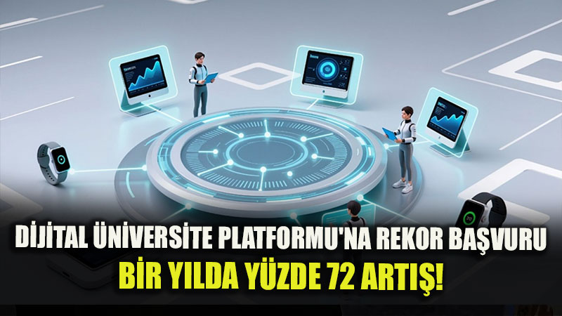 Dijital �niversite Platformu�na Rekor Ba�vuru: 1 Y�lda %72�lik Dev Art��!