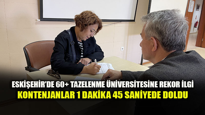 Tazelenme �niversitesi Kontenjan� 1 Dakika 45 Saniyede Doldu!