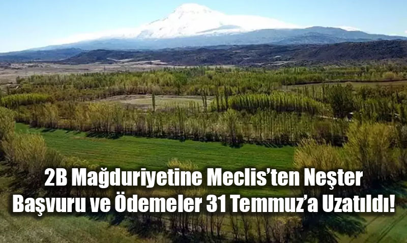 2B Ma�duriyetine Meclis�ten Ne�ter: Ba�vuru ve �demeler 31 Temmuz�a Uzat�ld�!
